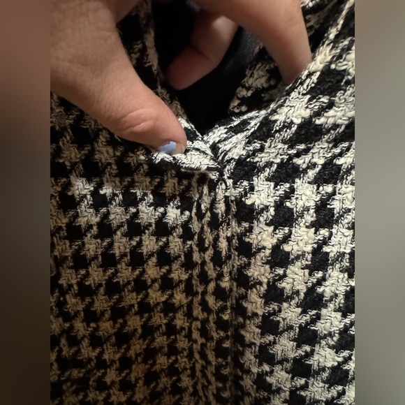 Zara Black and White Houndstooth Blazer dress - Picture 8 of 9